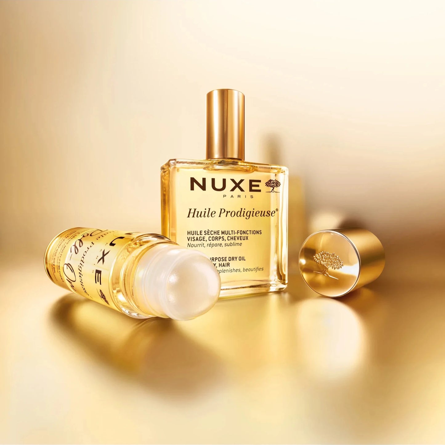 Nuxe Roll-On - Olio secco per viso, corpo e capelli