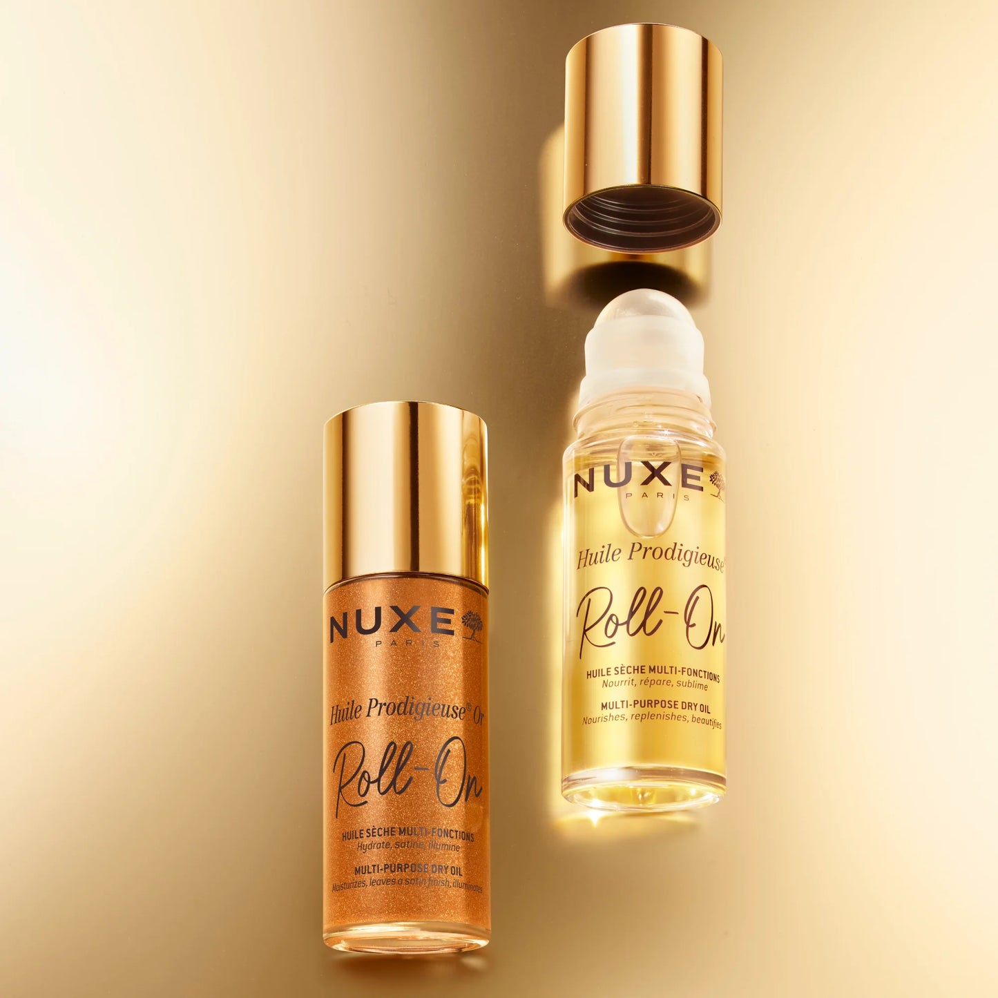 Nuxe Or Roll-On - Olio secco per viso, corpo e capelli